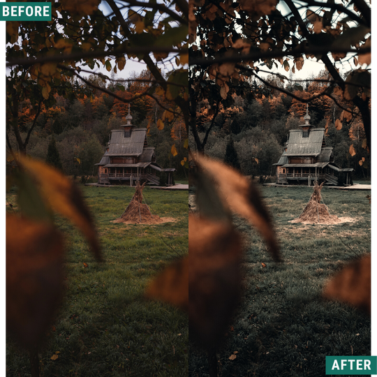 Moody Autumn Lightroom Presets Pack