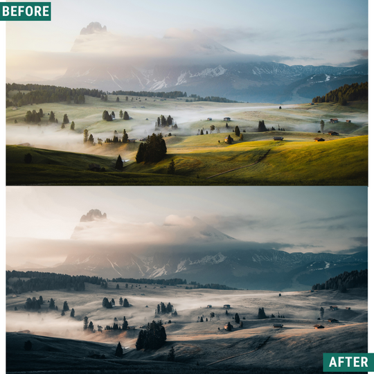 Cream Teal Lightroom Presets Pack