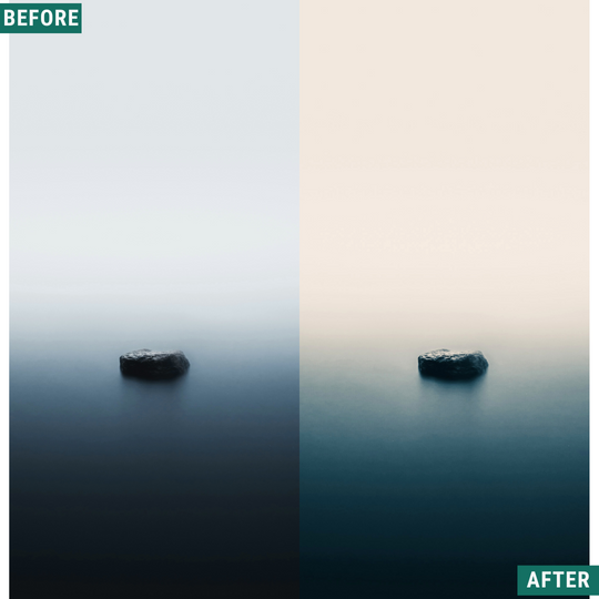 Cream Teal Lightroom Presets Pack