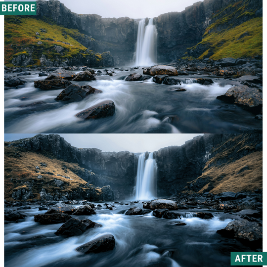 Nordisches Blau Lightroom Presets Pack