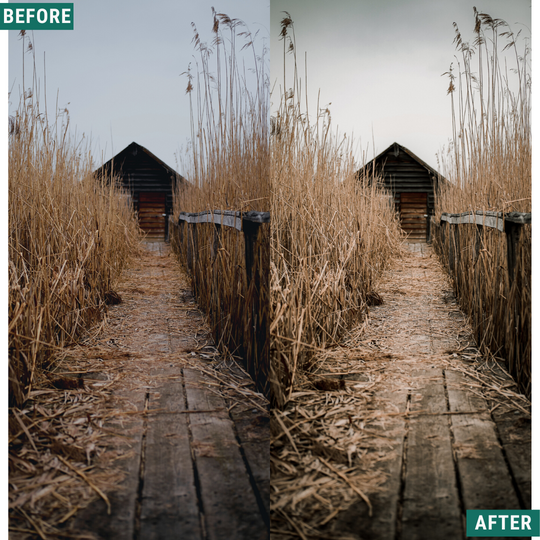 Rustikale Stimmung Lightroom Presets Pack