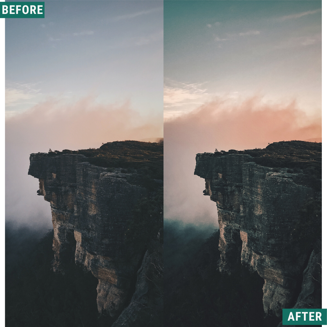 Cyan Dawn Lightroom Presets Pack