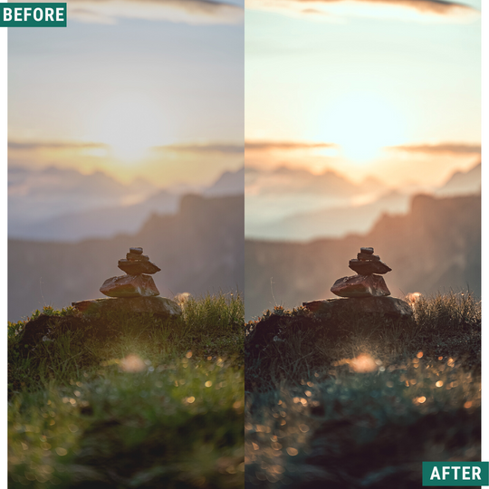 Cyan Dawn Lightroom Presets Pack