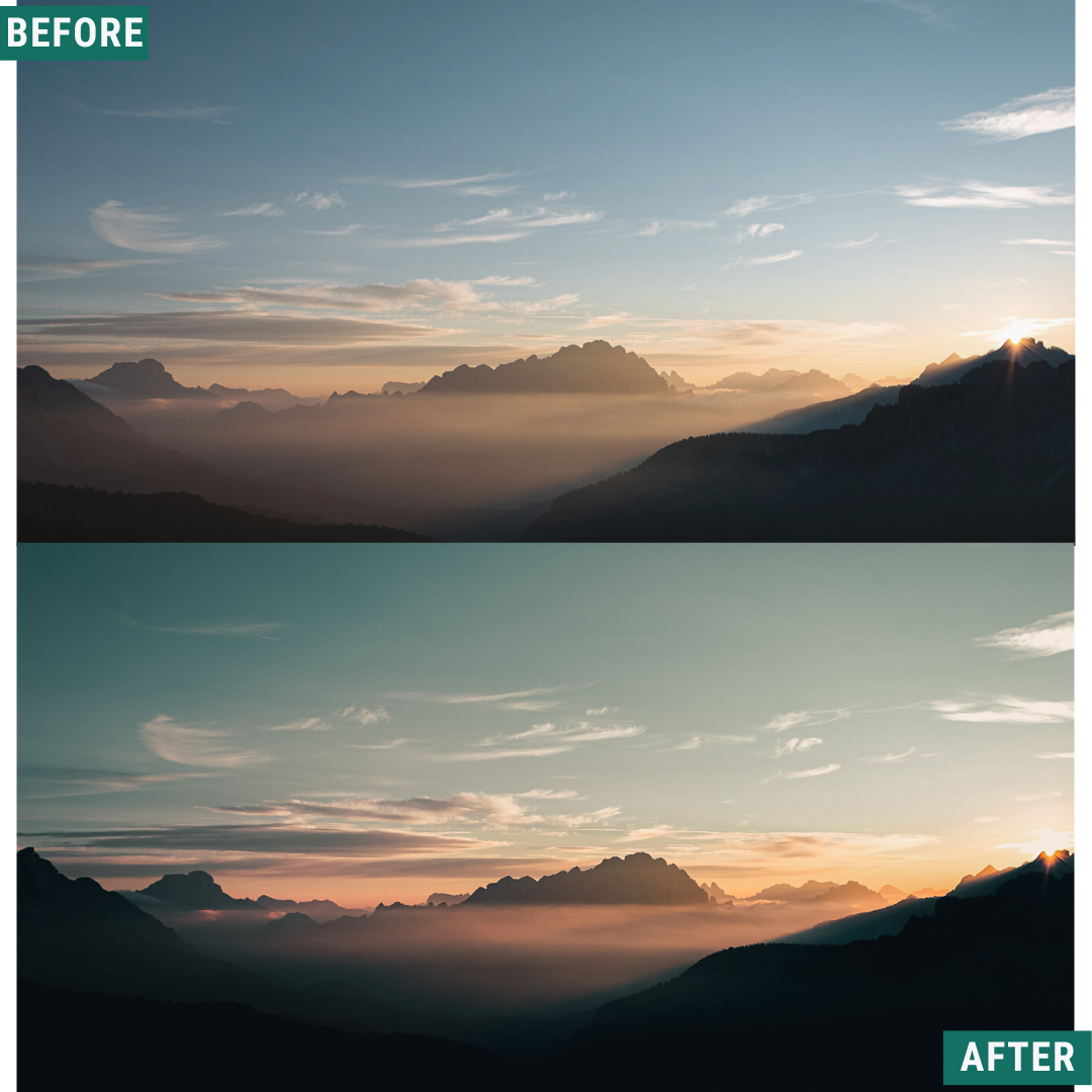 Cyan Dawn Lightroom Presets Pack