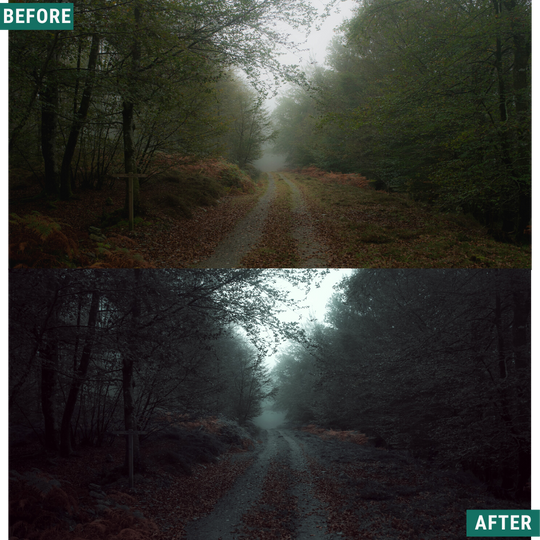 Spooky Green Lightroom Presets Pack