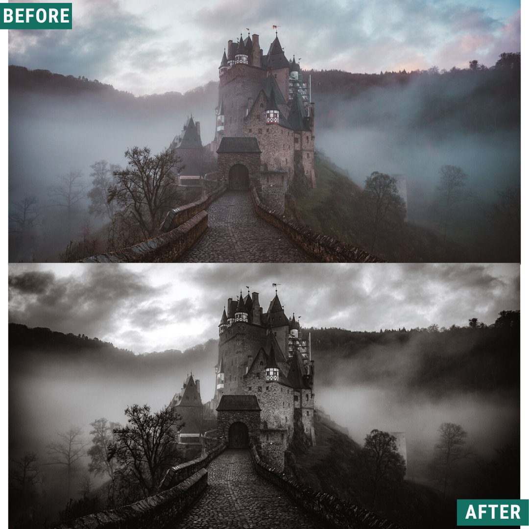 Spooky Mono LIMITED Lightroom Presets Pack