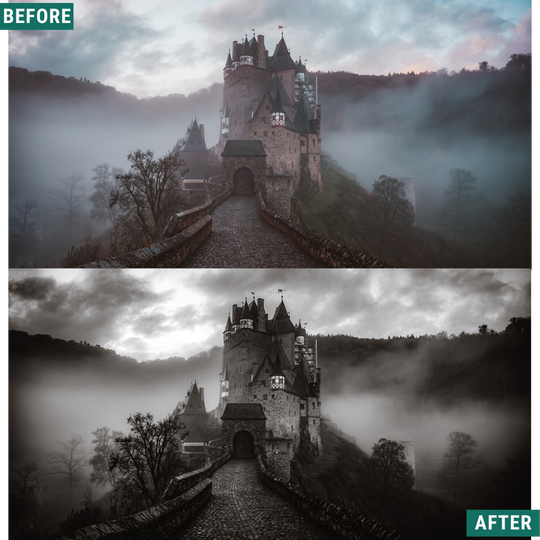 Spooky Mono LIMITED Lightroom Presets Pack