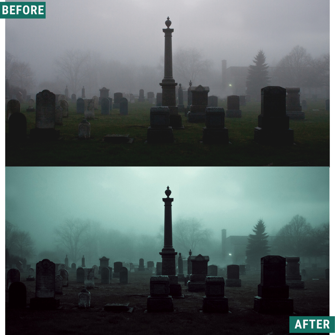 Spooky Green Lightroom Presets Pack