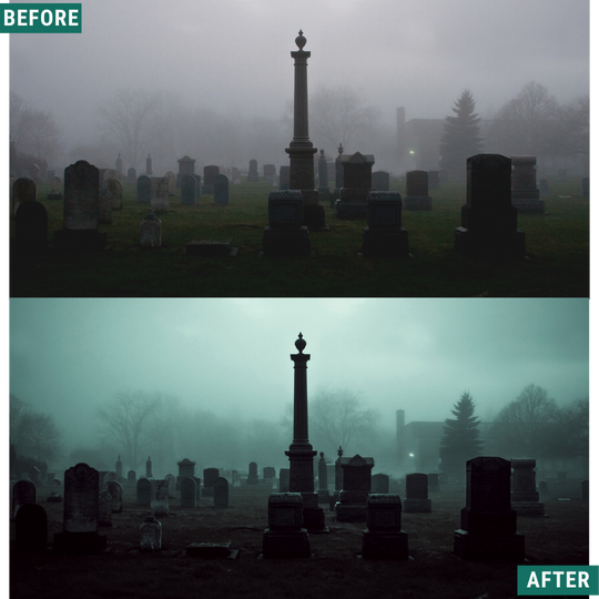 Spooky Green Lightroom Presets Pack