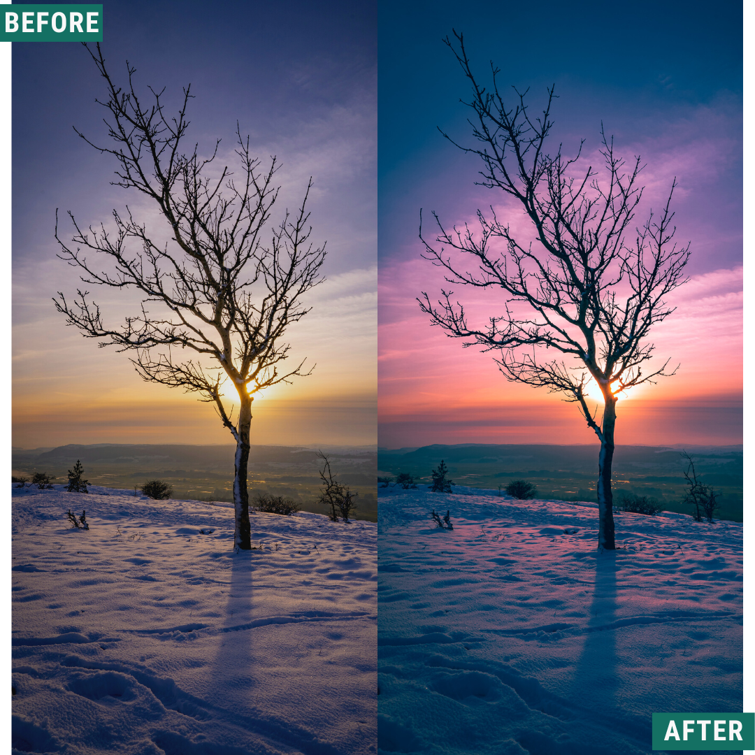 Blue Winter LIMITIERTES Lightroom-Presets-Paket