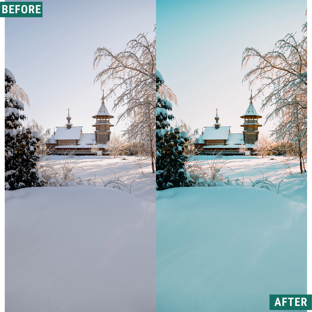 Teal Winter Lightroom-Presets-Paket