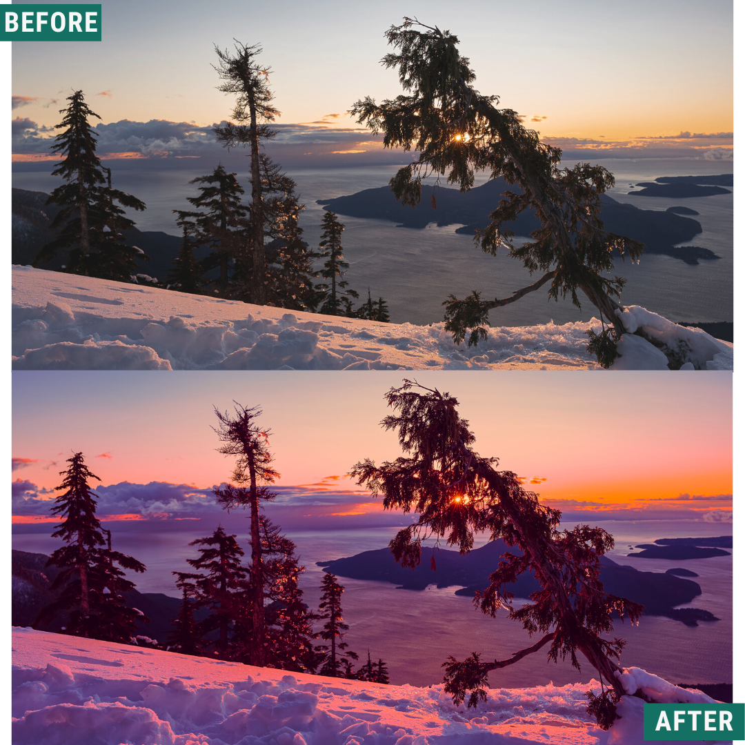 Winter Dusk LIMITED Lightroom Presets Pack