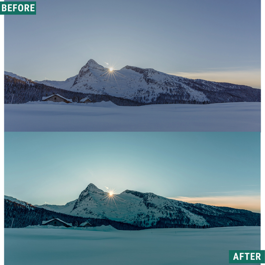 Teal Winter Lightroom Presets Pack