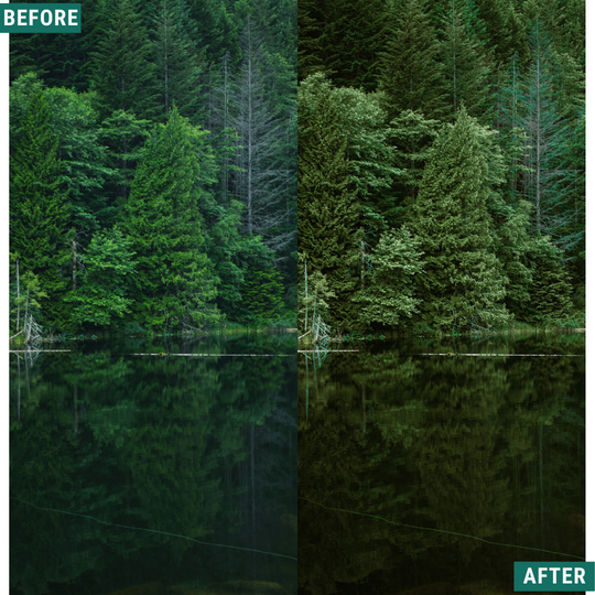 Dark Green Lightroom Presets Pack