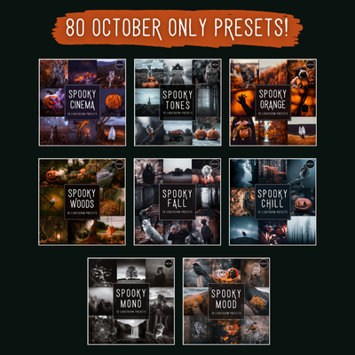 Spooky Bundle LIMITED 80 Lightroom Presets