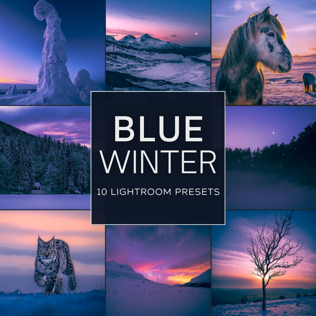 Blue Winter Lightroom Presets Pack