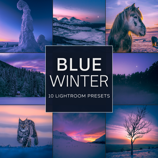 Blue Winter Lightroom Presets Pack