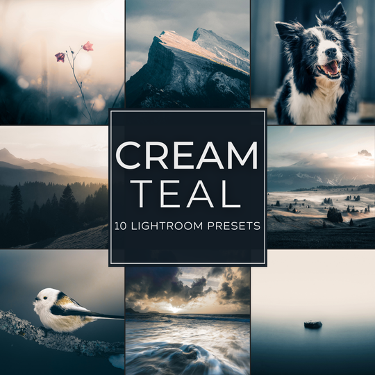 Cream Teal Lightroom Presets Pack