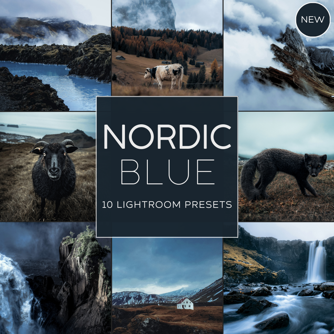 Nordic Blue Lightroom Presets Pack