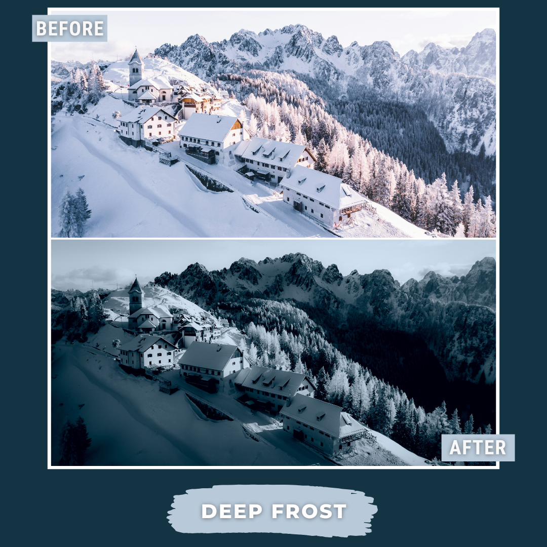 Winter Bundle LIMITED 80 Lightroom Presets + 75 Bonus AI Winter Presets