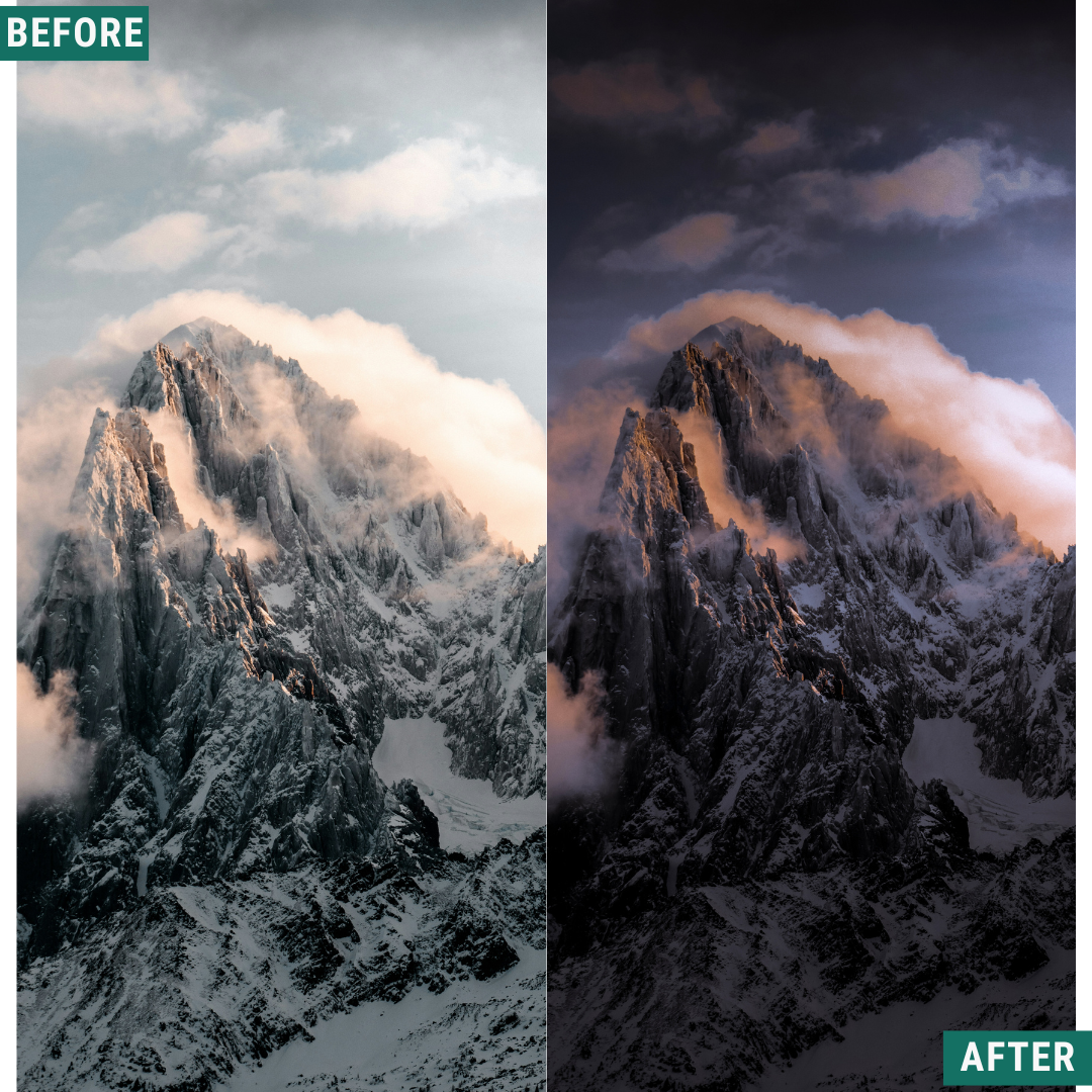Dark Peaks Lightroom Presets Pack