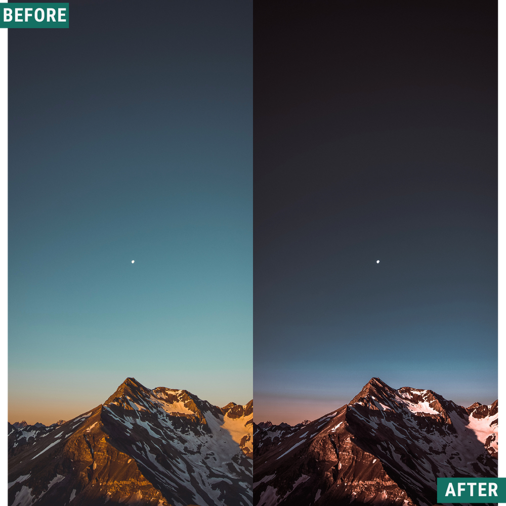 Dark Peaks Lightroom Presets Pack