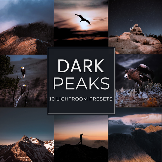 Dark Peaks Lightroom-Voreinstellungen-Paket