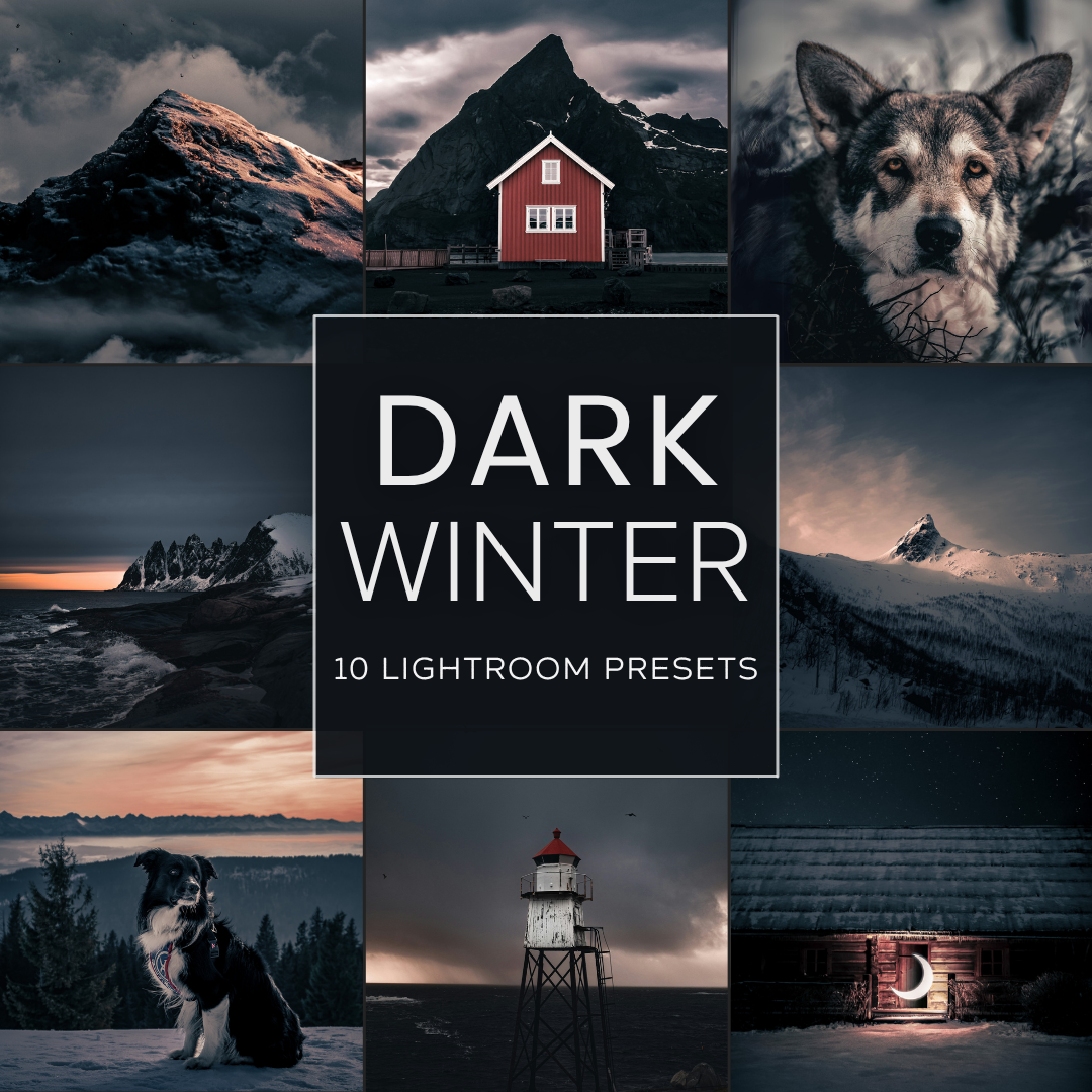 Dark Winter Lightroom Presets Pack