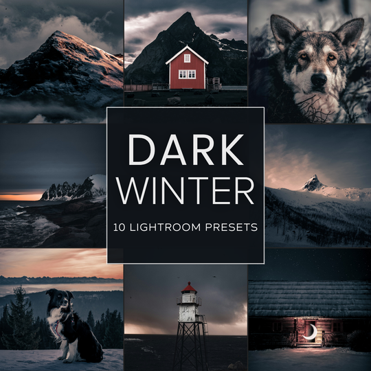 Dark Winter Lightroom Presets Pack