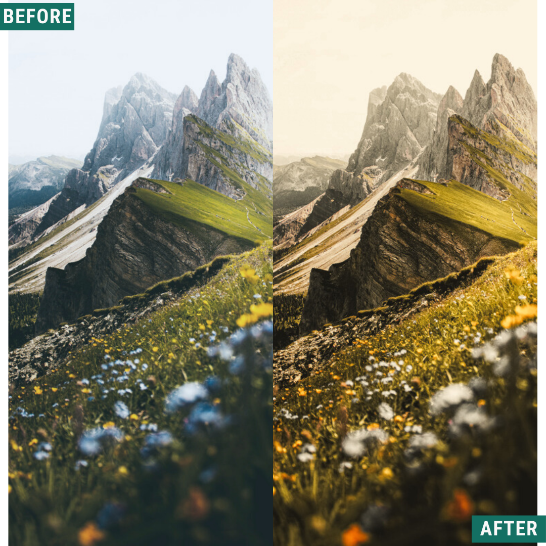 Gold Dusk LIMITIERTES Lightroom-Presets-Paket