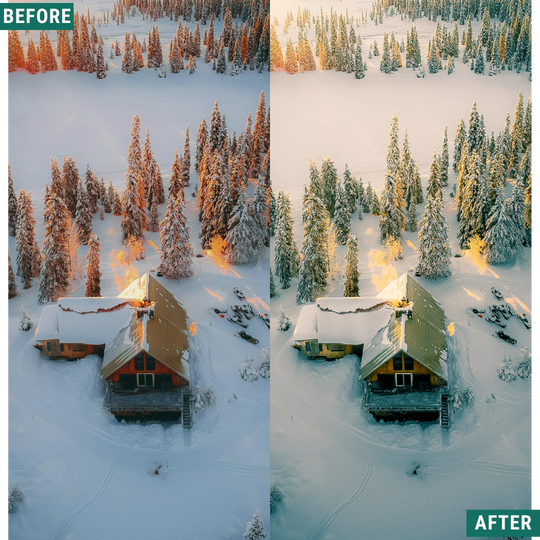 Gold Frost LIMITIERTES Lightroom-Presets-Paket