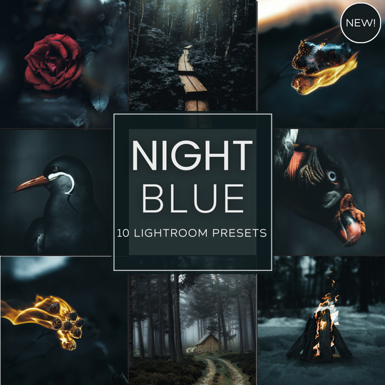 Night Blue LIMITED Lightroom Presets Pack