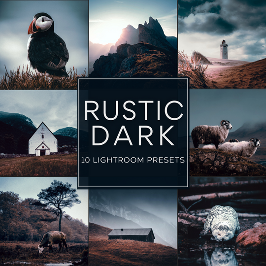 Rustic Dark Lightroom-Presets-Paket