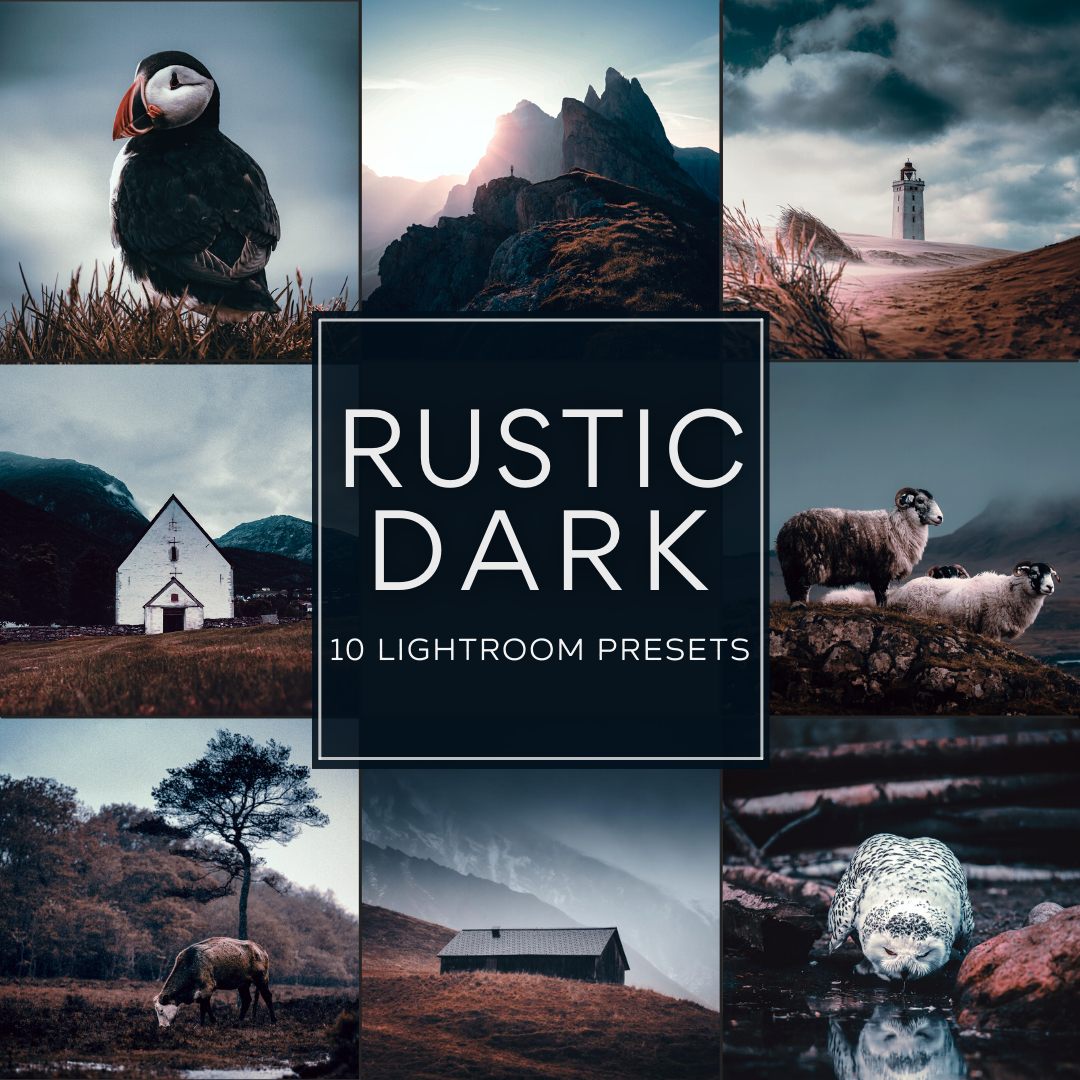 Rustic Dark Lightroom Presets Pack