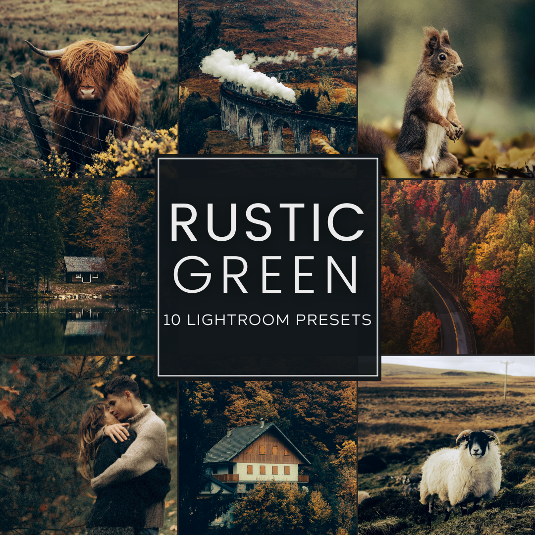 Rustic Green Lightroom Presets Pack