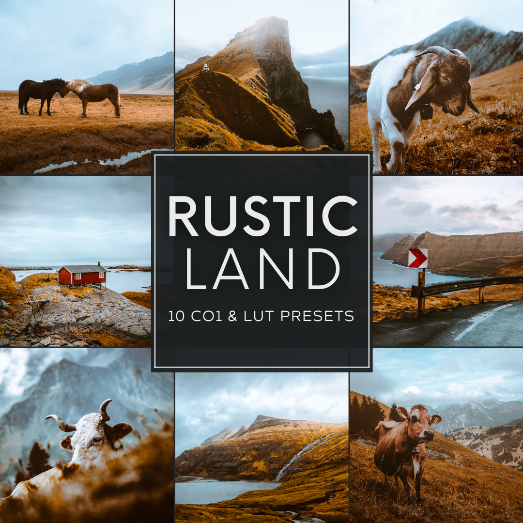 Rustic Land Capture One & LUT Presets Pack