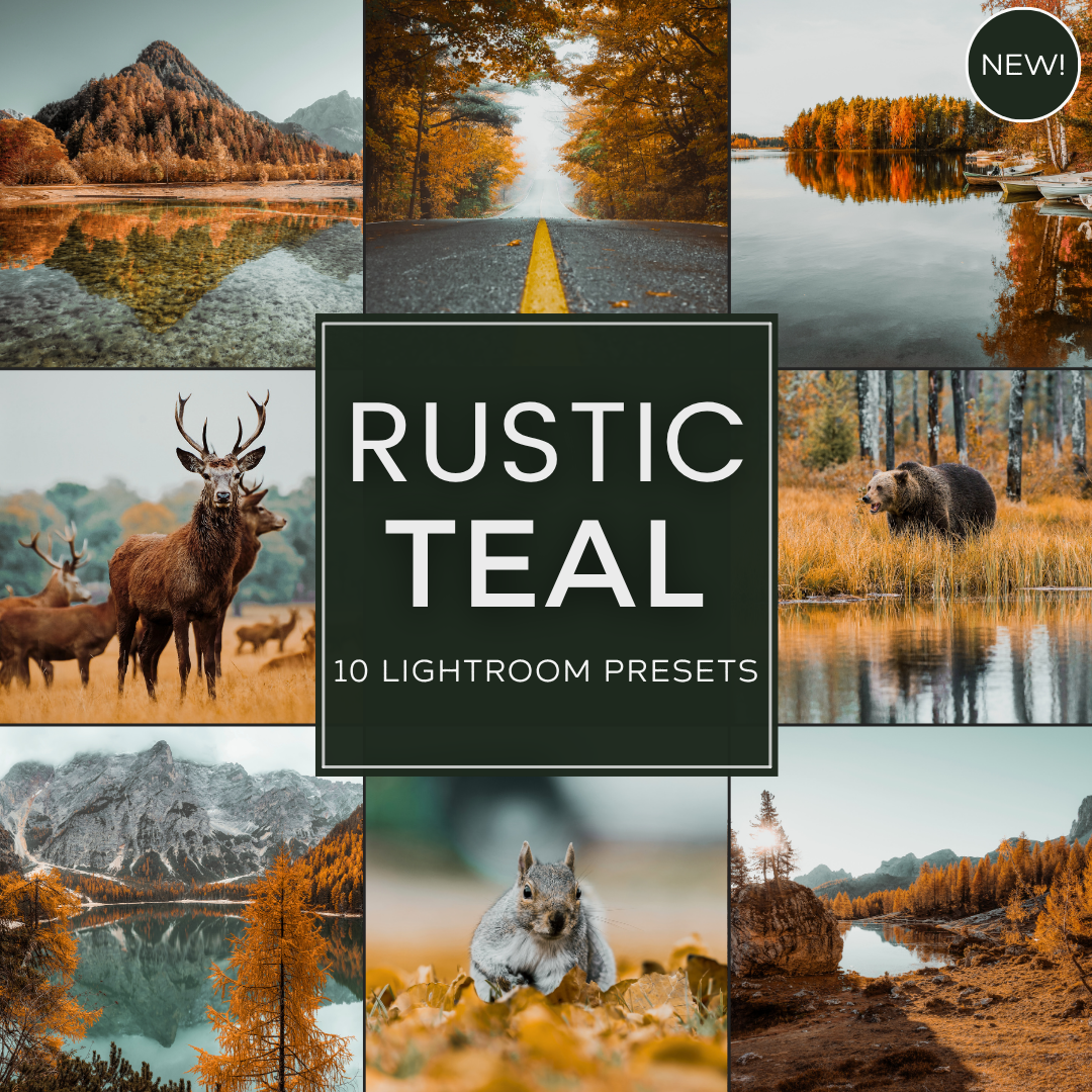 Rustic Teal LIMITED Lightroom Presets Pack