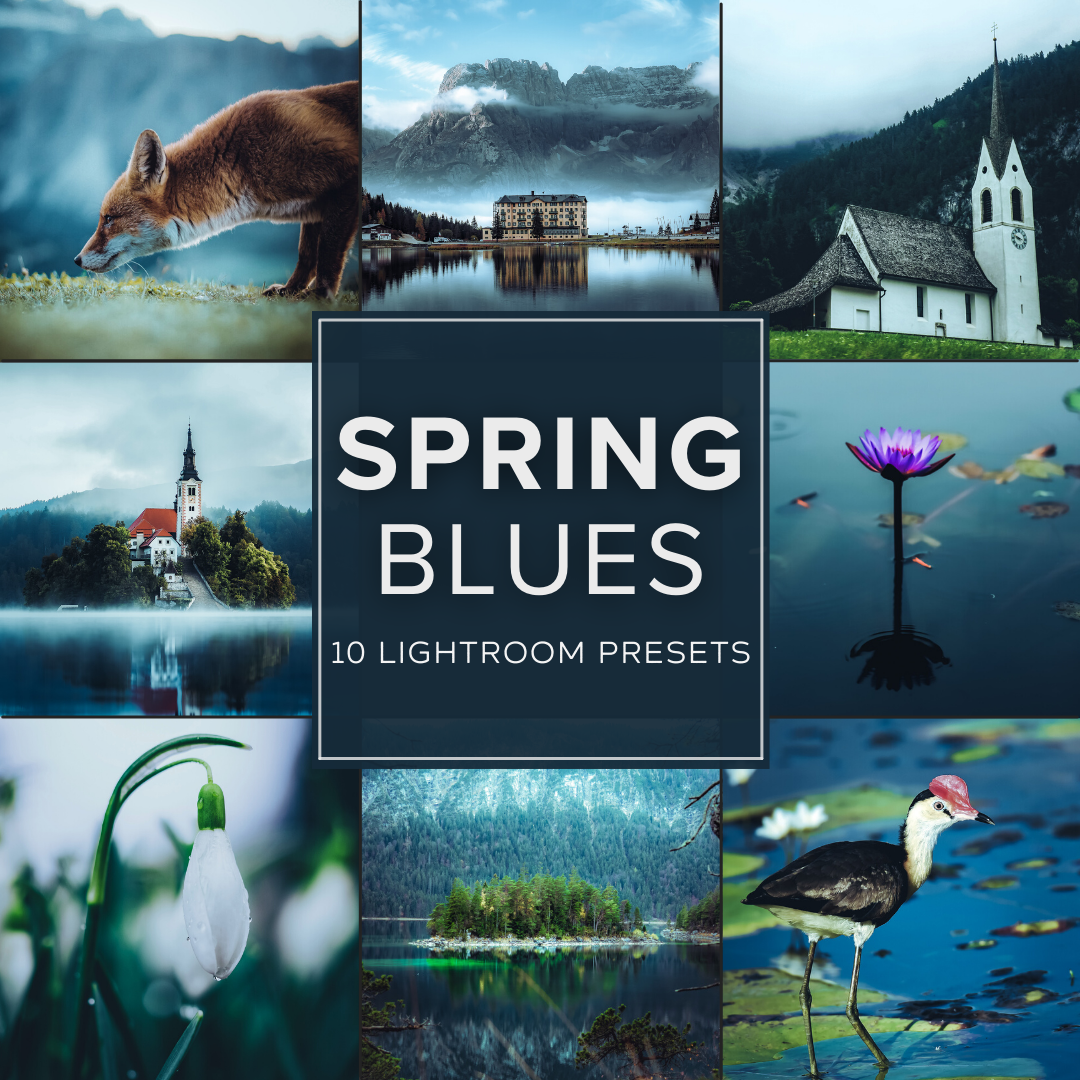 Spring Blues Lightroom Presets Pack