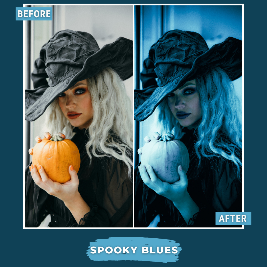 Master Collection Bundle 590 Lightroom Presets + 76 Bonus AI Spooky Presets