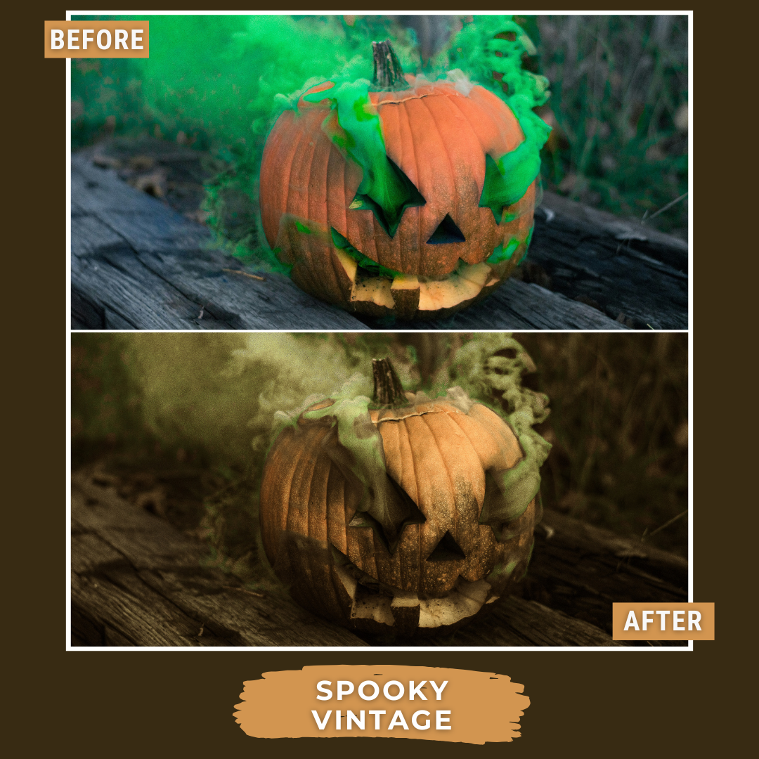 Master Collection Bundle 590 Lightroom Presets + 76 Bonus AI Spooky Presets