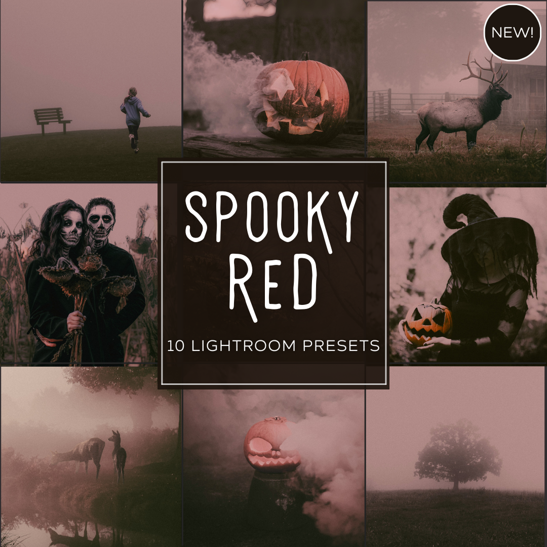 Spooky Red LIMITED Lightroom Presets Pack