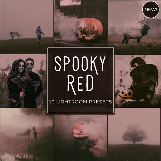 Spooky Red LIMITED Lightroom Presets Pack