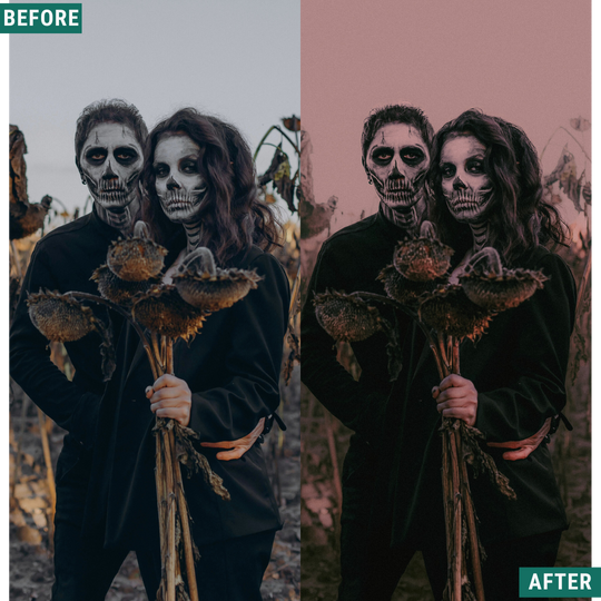 Spooky Red LIMITED Lightroom Presets Pack