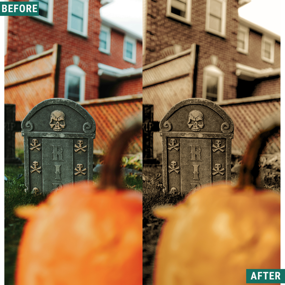 Spooky Vintage LIMITED Lightroom Presets Pack