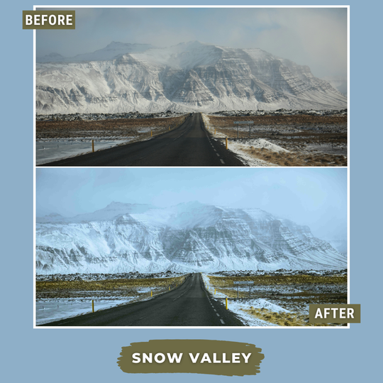 Winter Bundle LIMITED 80 Lightroom Presets + 75 Bonus AI Winter Presets