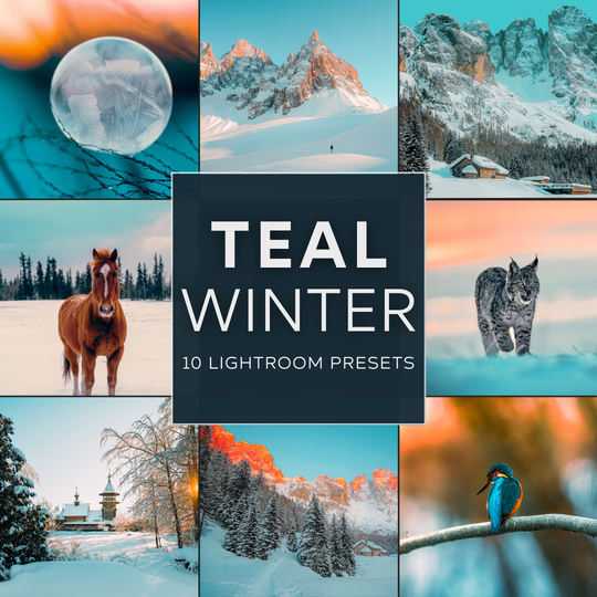 Teal Winter Lightroom-Presets-Paket