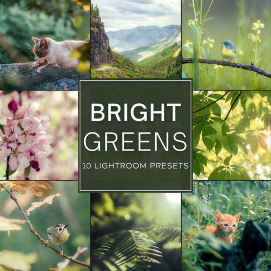 Bright Greens Lightroom-Presets-Paket