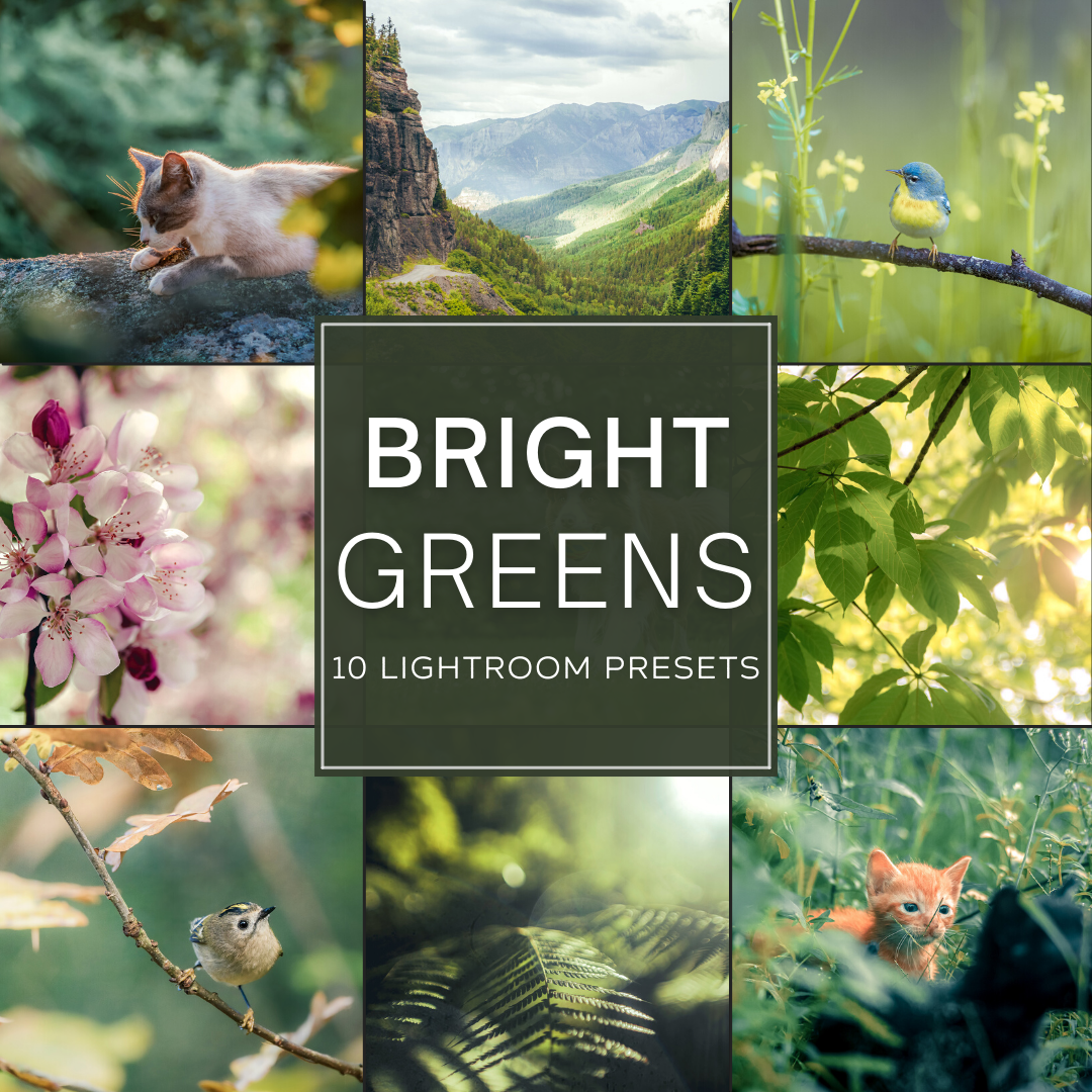 Bright Greens LIMITED Lightroom Presets Pack