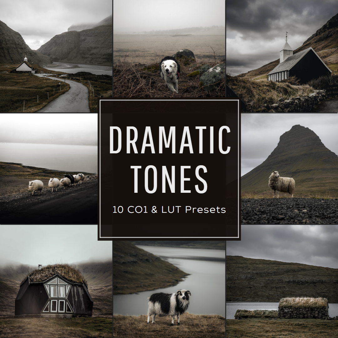 Dramatic Tones Capture One & LUT Presets Pack