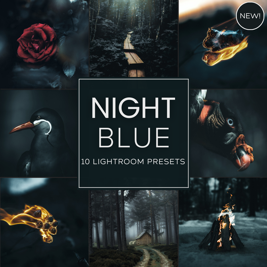 Night Blue LIMITED Lightroom Presets Pack